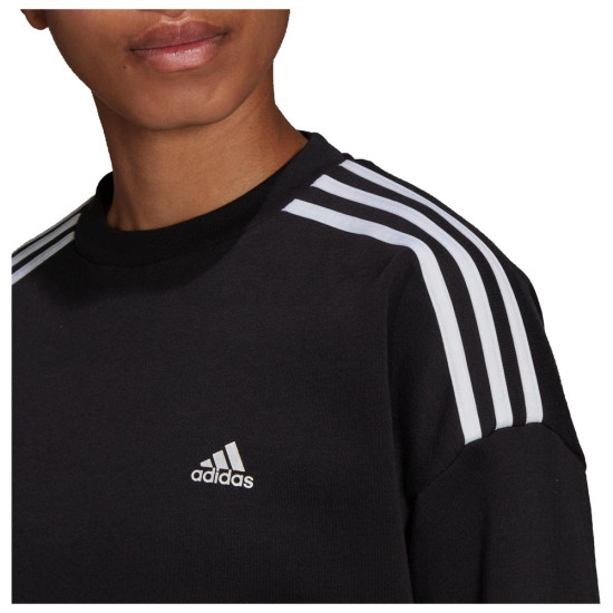 Adidas Γυναικείο φούτερ Hyperglam Crop Crew Sweatshirt